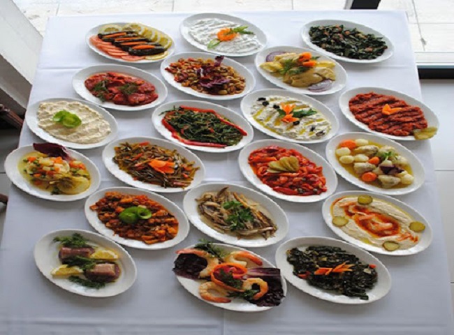 Güverte Restaurant soğuk mezeler